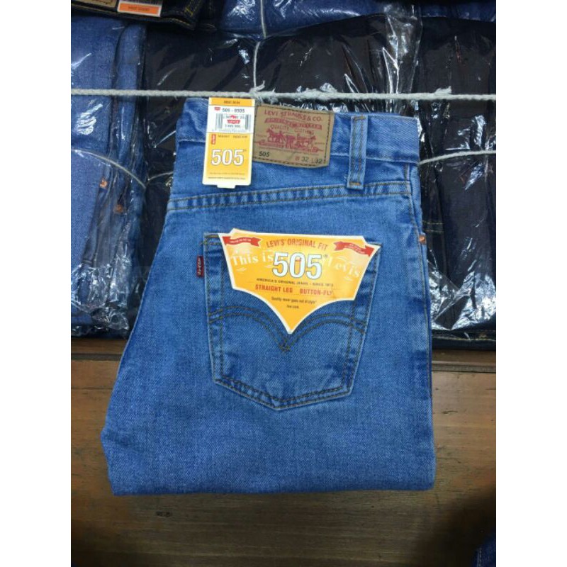 Bisa CELANA JEANS lvs PRIA Standar //DENIM PREMIUM//PAKAIAN PRIA//