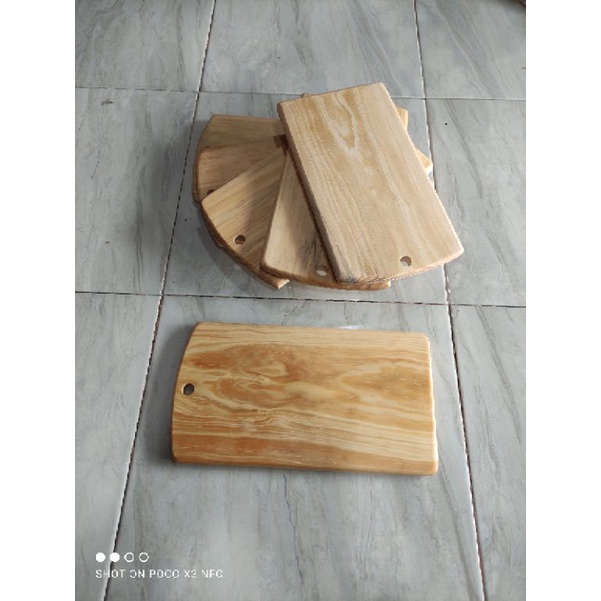 Talenan Kayu Pinus 32x18 GUNUNGAN PINGUL MURAH TEBAL / Wooden Cutting Board