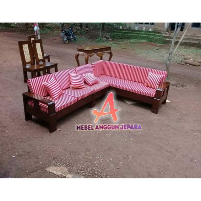 kursi sudut minimalis,mebel jepara,furniture