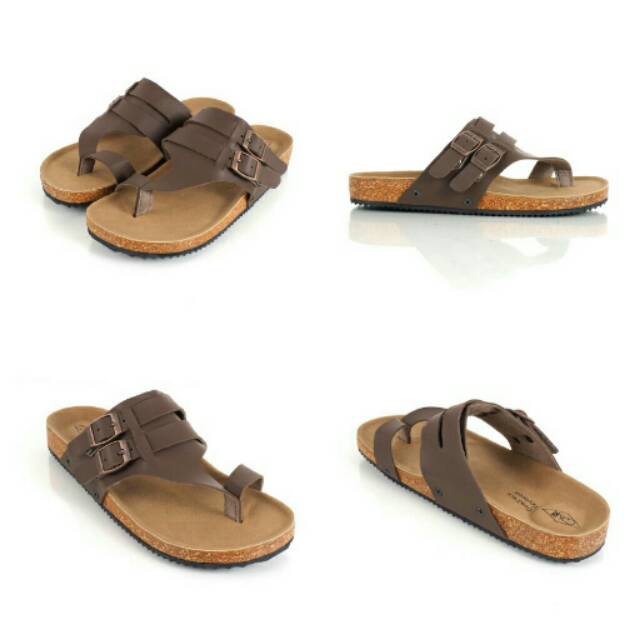 DISC 50% SANDAL KULIT GOODNESS HOLLY BROWN