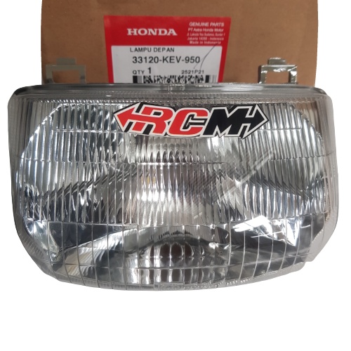 33120-KEV-950 REFLEKTOR REFLECTOR LAMPU DEPAN DPN HEADLAMP HEAD LAMP HEAD UNIT SUPRA XX SUPRA Z 100 SUPRA X 100 SUPRA-X ORI ORIGINAL HONDA AHM HGP ASLI