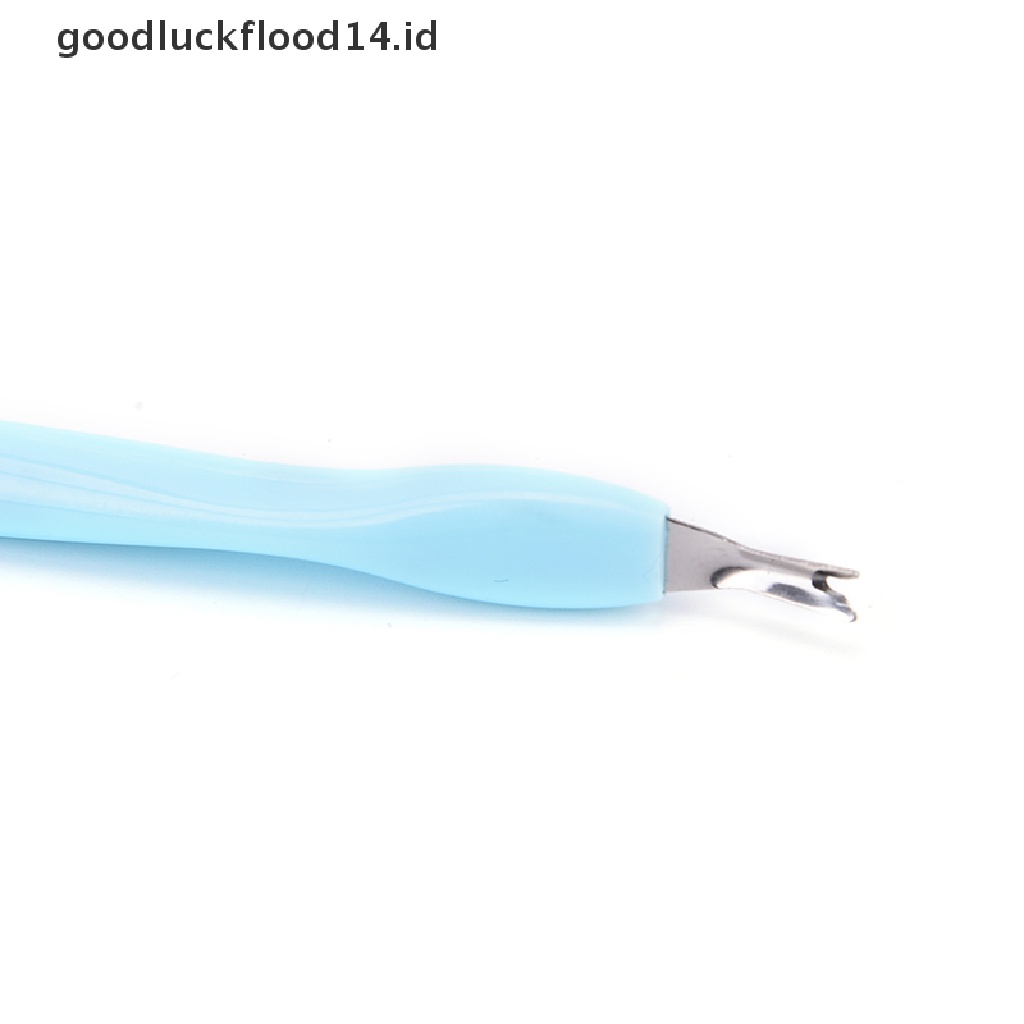[OOID] Dead Skin Fork Trimmer Peeling Knife Cuticle Remover Nail Art Manicure Nail Tool ID