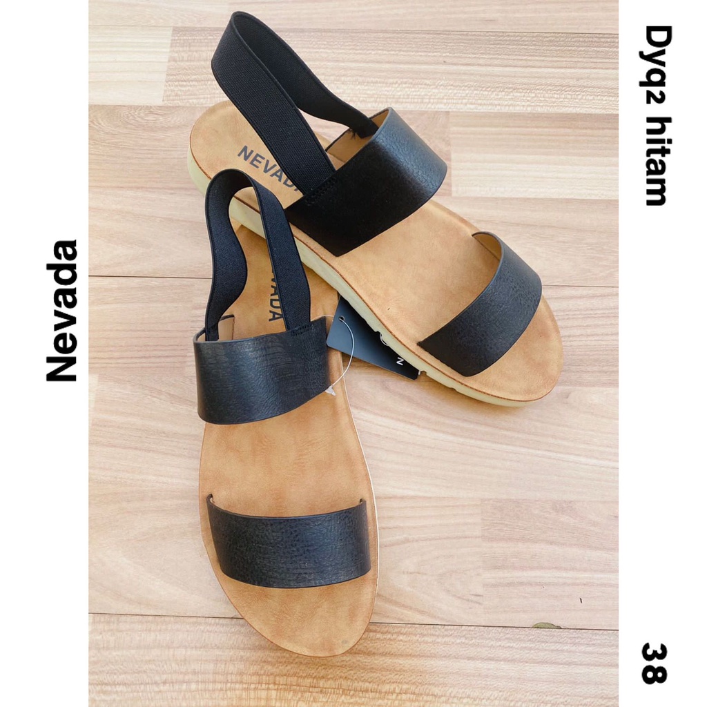 Sandal Nevada Dyq2 hitam