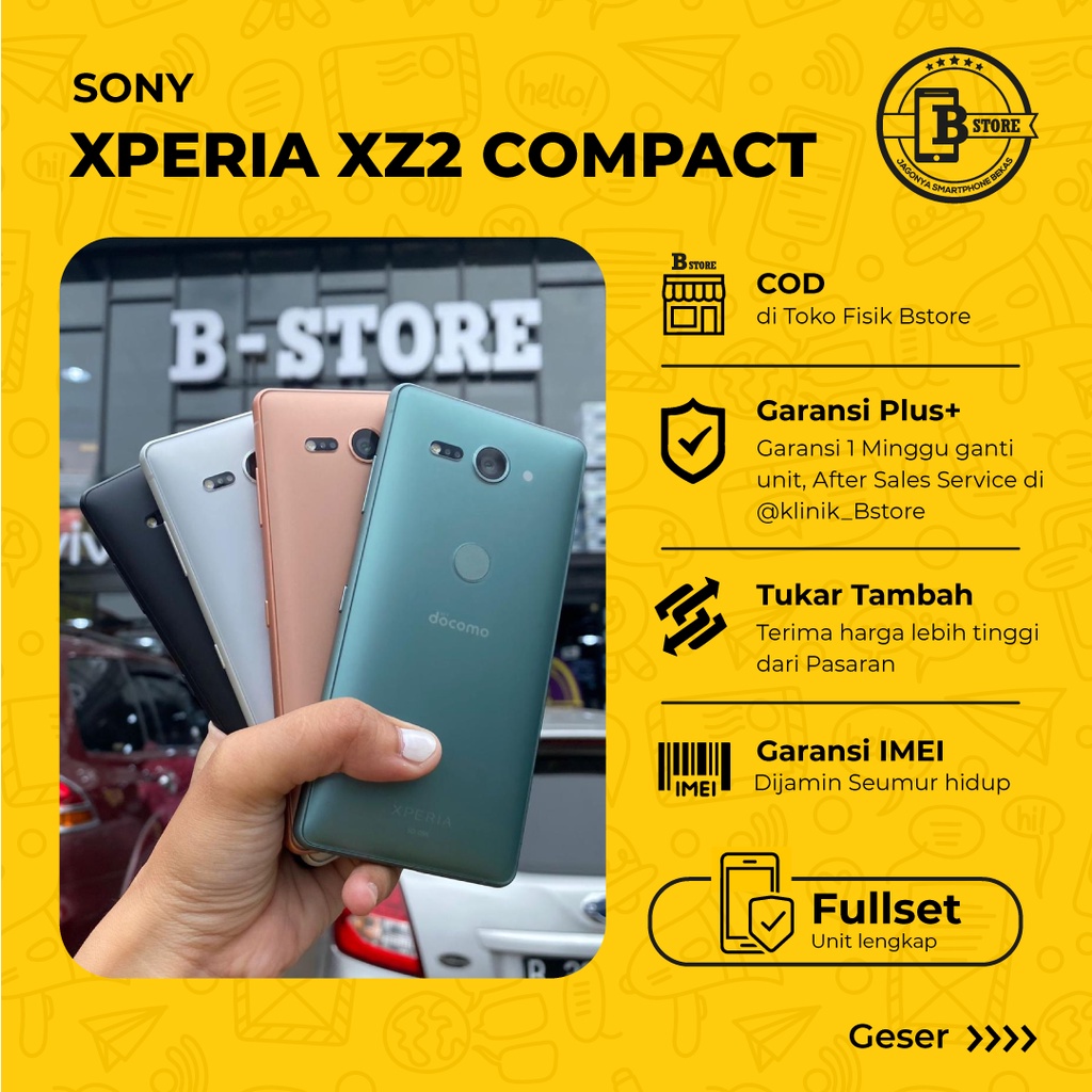 sony xperia xz2 compact 4gb 64gb   fullset    docomo   cod jakarta
