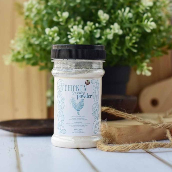 

Natural Chicken Seasoning Powder ( Kaldu Ayam NON MSG ) 100 Gr