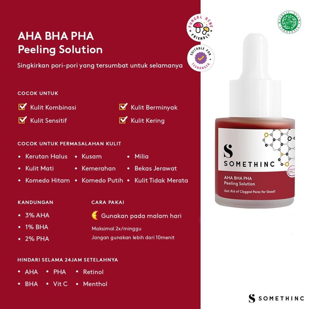 SOMETHINC AHA BHA PHA Peeling Solution 20ml Original BPOM - 20 ml