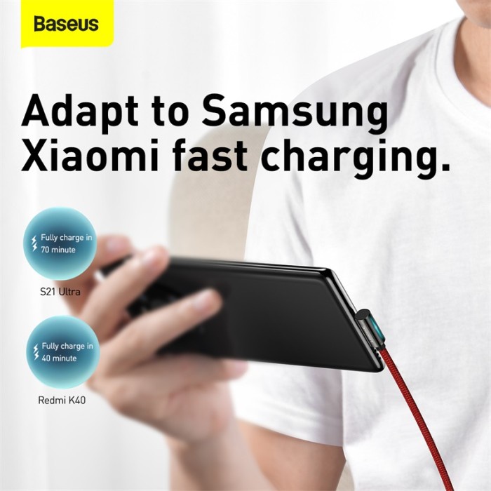 BASEUS Kabel Legend Series Elbow Fast Charging Data Cable Type-C to C 100W - CATCS