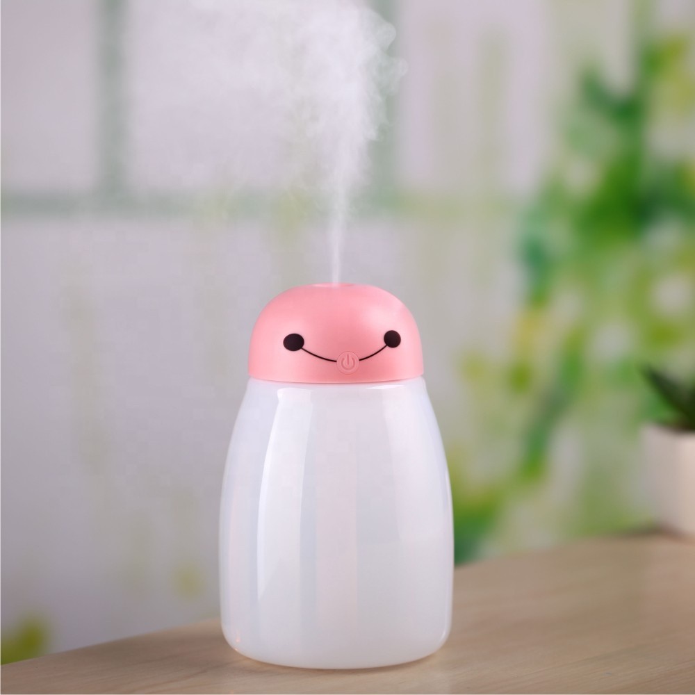 Pengharum Ruangan Mobil Aromatherapy Air Humidifier Baymax LED RGB 400ml