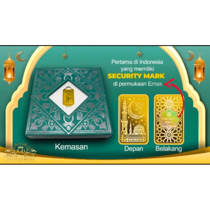 Emas Antam Edisi Baru *SELAMAT IDUL FITRI* 7gram