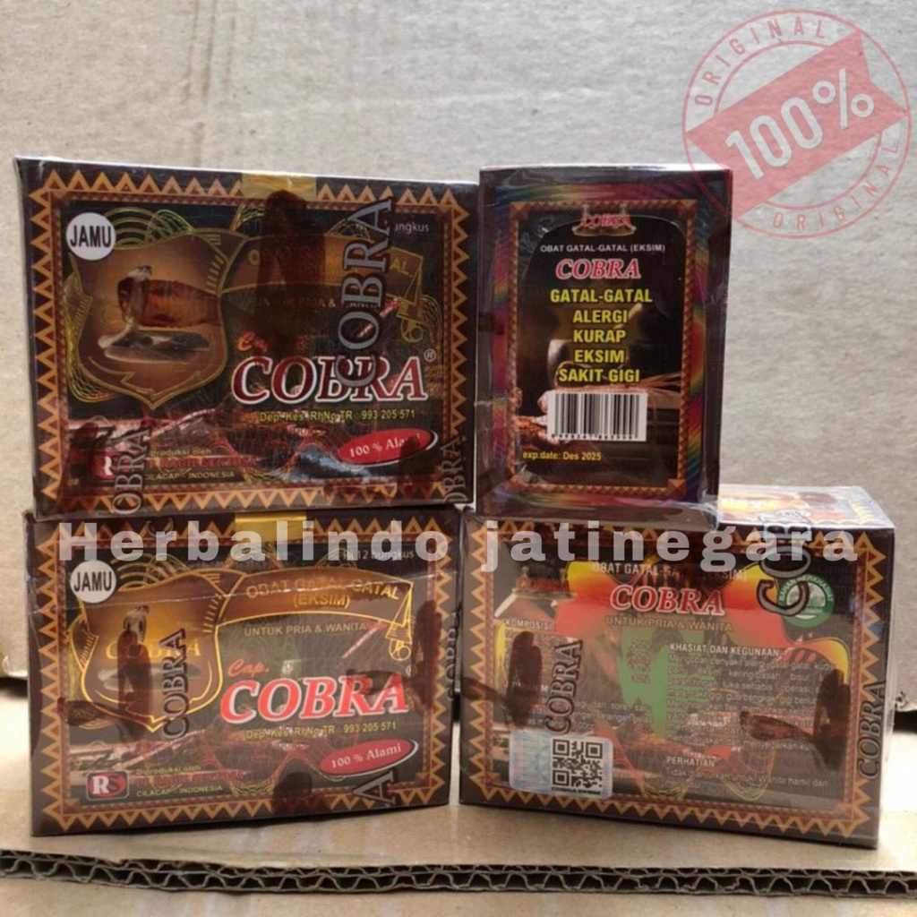 Cobra Gatal Serbuk / Jamu