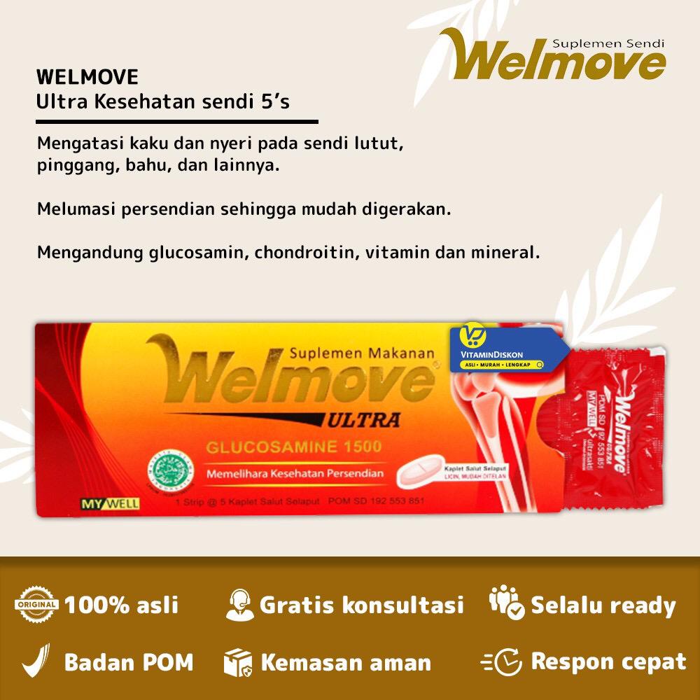 ☘️ CHAROZA ☘️ WELMOVE 5 KAPLET - Suplemen Kesehatan dan Kelenturan Sendi