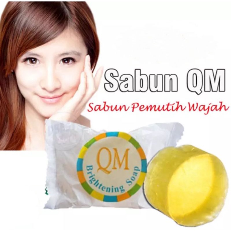 QM Brightening Soap | Sabun QM Pemutih Wajah BPOM |