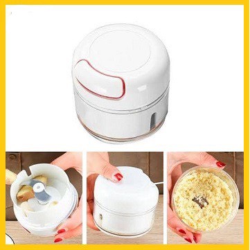 Mini Speedy Chopper Blender Tangan Tarik Bumbu Daging Kitchen Pisau