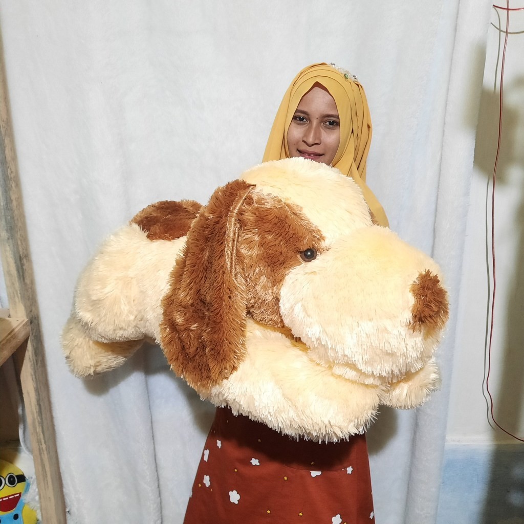 Boneka anjing Goopy Giant murah kuping GOLD Yah