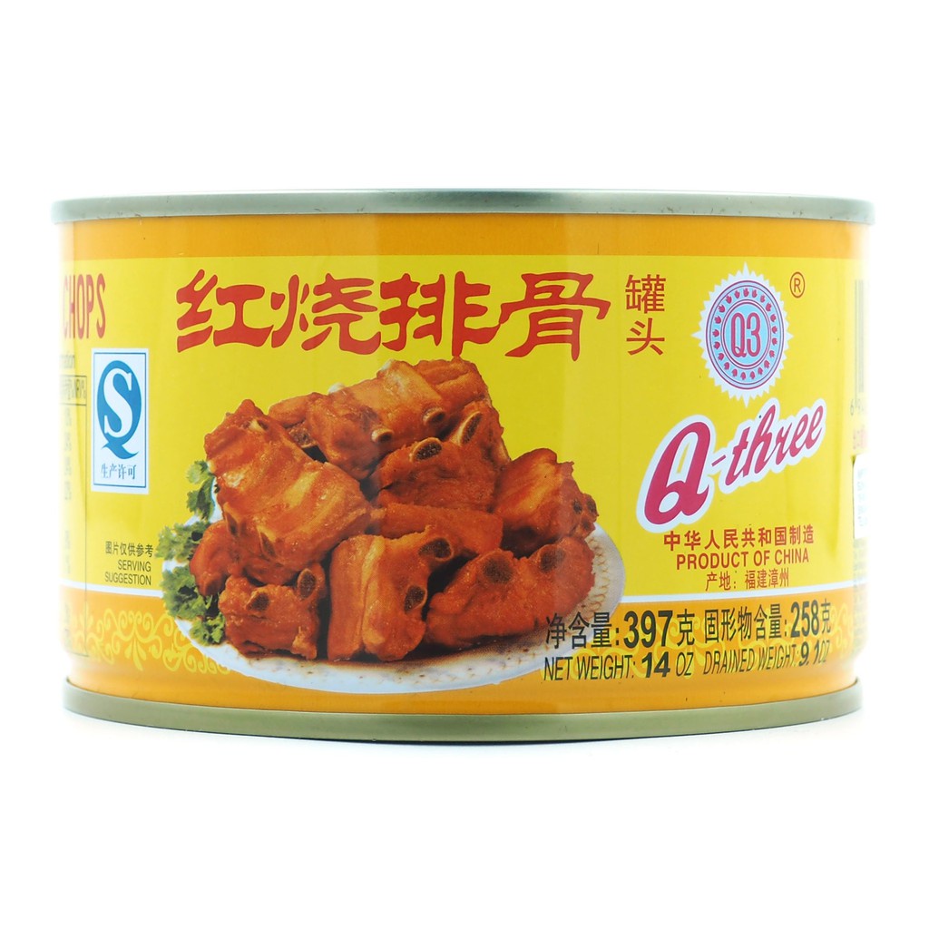 

Q3 Stewed Pork Chops 397gr Kaleng Besar Daging Iga Babi Kaleng B2 Paikut Pai Kut Daging Kalengan