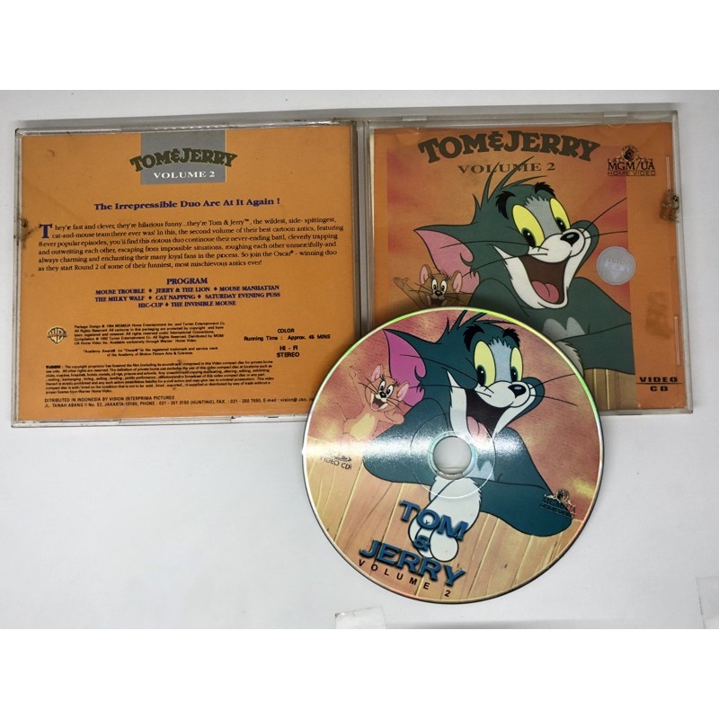 VCD Film Kartun Anak Tom and Jerry Cartoon Movie Kids