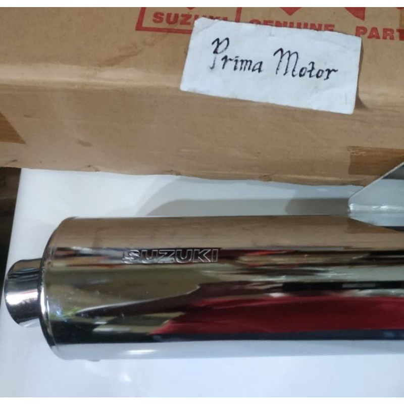MUFFLER SILENCER KNALPOT SATRIA FU LAMA ORI SUZUKI SGP