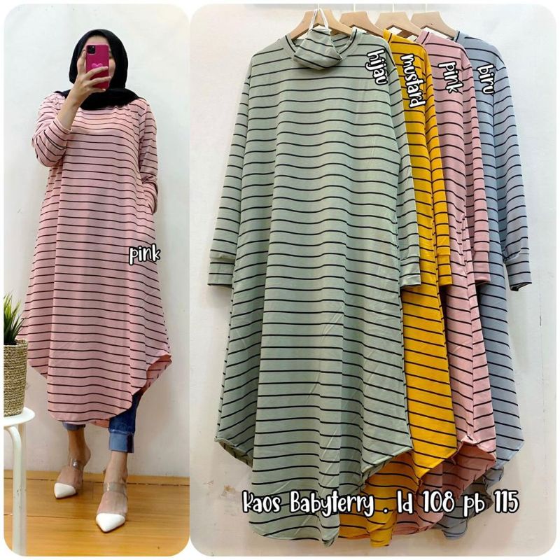 Long tunik stripe