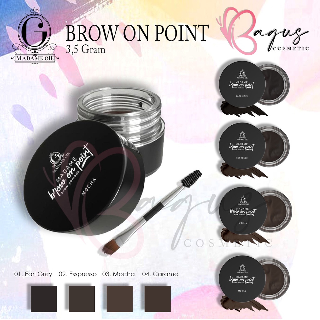 ⭐ BAGUS ⭐ MADAME GIE BROW ON POINT 3,5gr | Eyebrow Waterproof