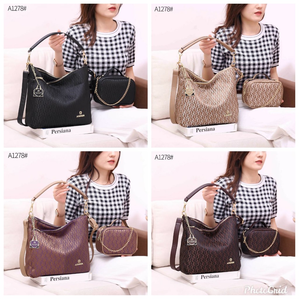 Aigner  Hobo With Sling Bag #A1278