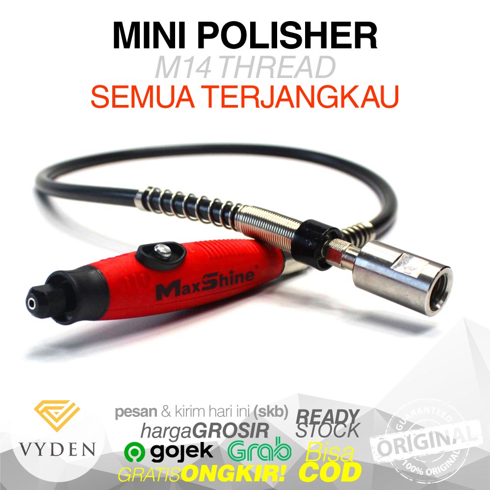 MAXSHINE Mini Polishing System MN01 Nano Spot Polisher Pad Kecil Sela Lekukan Poles Motor Interior Mobil MURAH