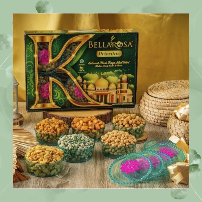 

BELLAROSA PRIORITAS NUT SERIES / PAKET KACANG LEBARAN / COOKIES / KUE KERING BELLA ROSA HAMPERS LEBARAN TERMURAH