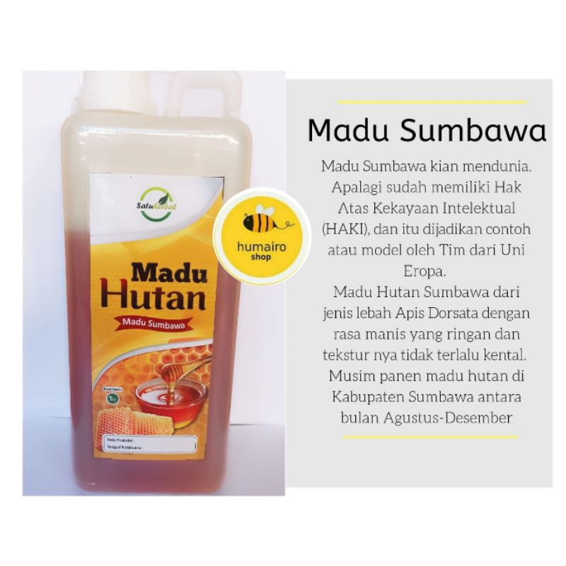 

Madu Hutan Sumbawa 500gr, Setengah kilogram