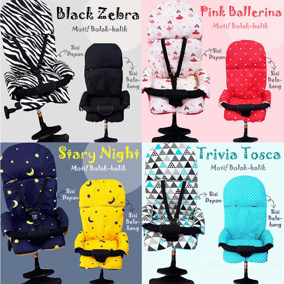 TERBARU - STROLLER PAD untuk model roda 4/5 Alas stroller Exotic lw 120, pasific,ezzy,baobaohao