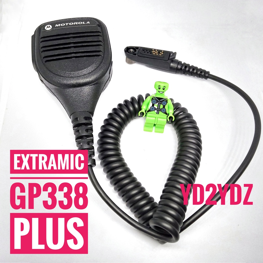 extramic motorola gp328 gp338 plus mic speaker extra hand ptt shoulder gp 338 328 handmic microphone ex500 ex600 gp338plus gp328plus