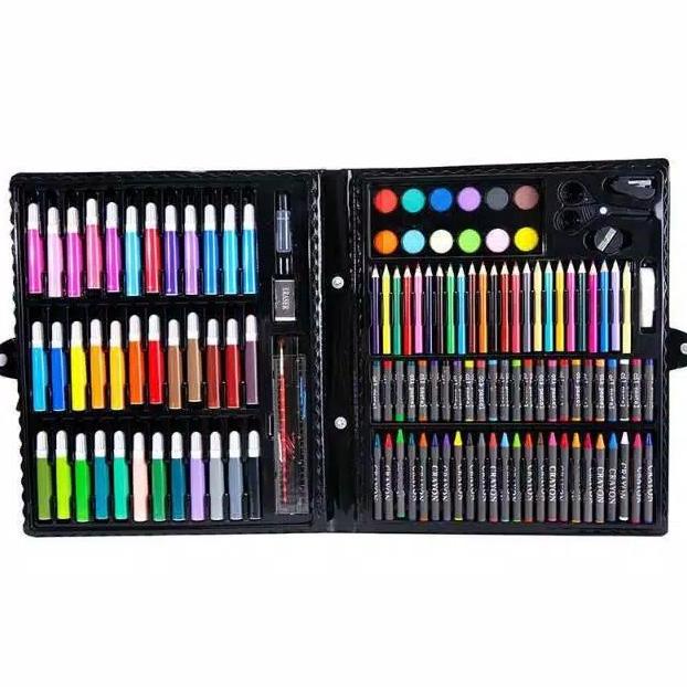 

Pensil Warna 150 pcs Art Set 150 Crayon Komplit Alat Lukis Anak