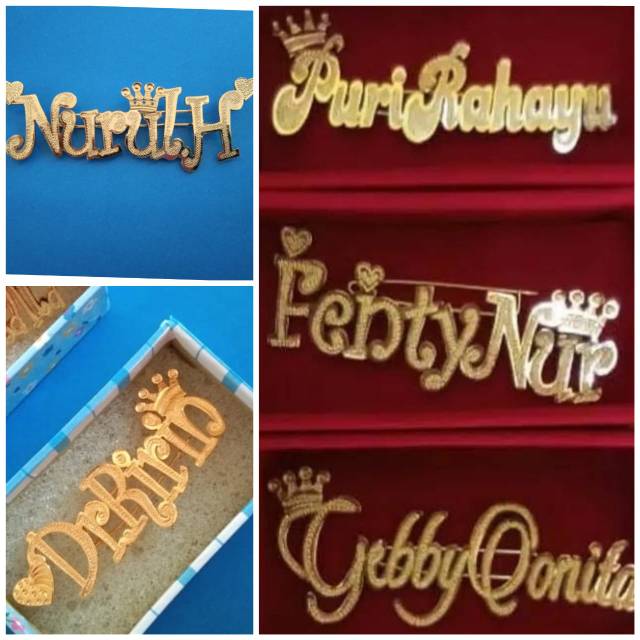 Bros Nama Model Terbaru Lapis Emas Nama Panjang