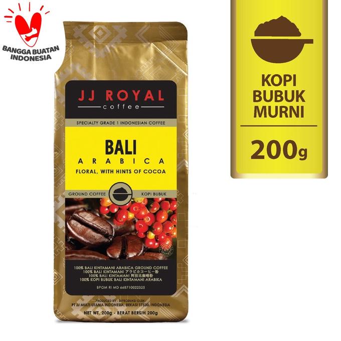 

Menakjubkan Jj Royal Coffee Bali Arabica Ground (Kopi Bubuk) Bag 200Gr Terlaris
