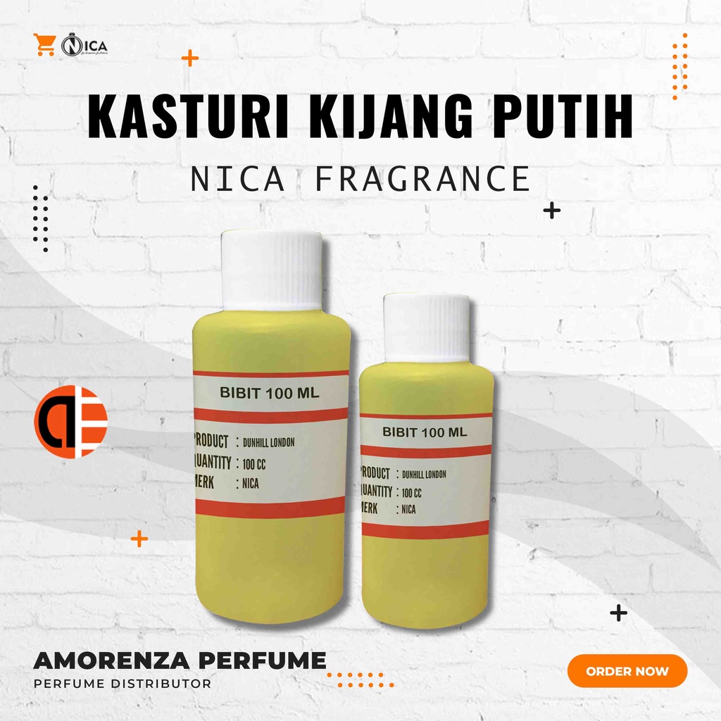 Bibit Parfum Murni KASTURI KIJANG PUTIH - WHITE TEST Nica Fragrance 250ml Segel Pabrik