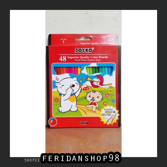 

BT149 PENSIL WARNA JOYKO BEST 48 WARNA BY FERIDANSHOP98