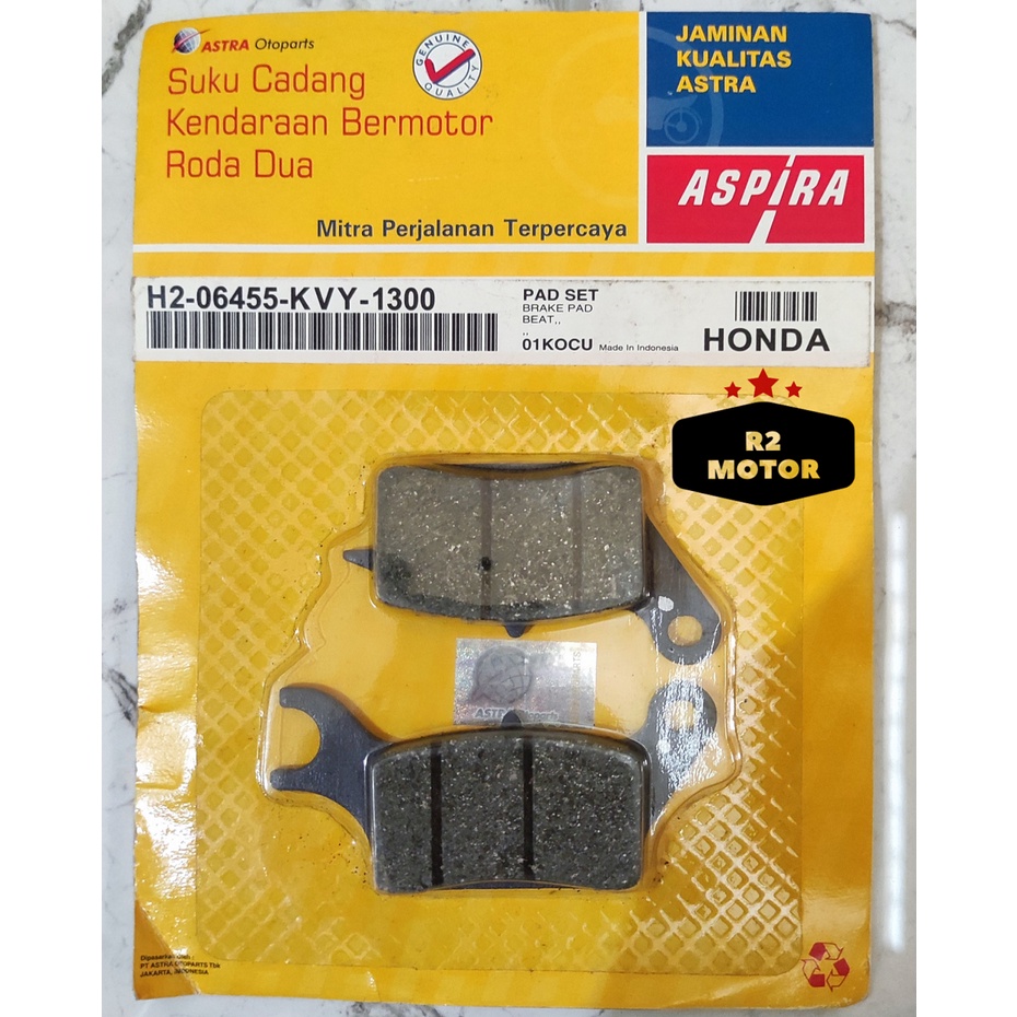 Terbaru Kampas Rem Cakram Pad Set Depan Kvy Beat Scoopy Spacy Karbu 2008 2009 2010 Aspira