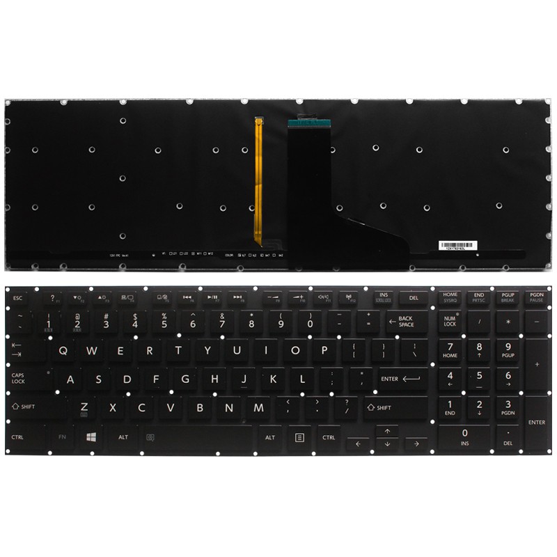 IMPORT New US keyboard for Toshiba Satellite P50-A P50T-A P55-A P55T-A P55-A5200 Backlit US laptop