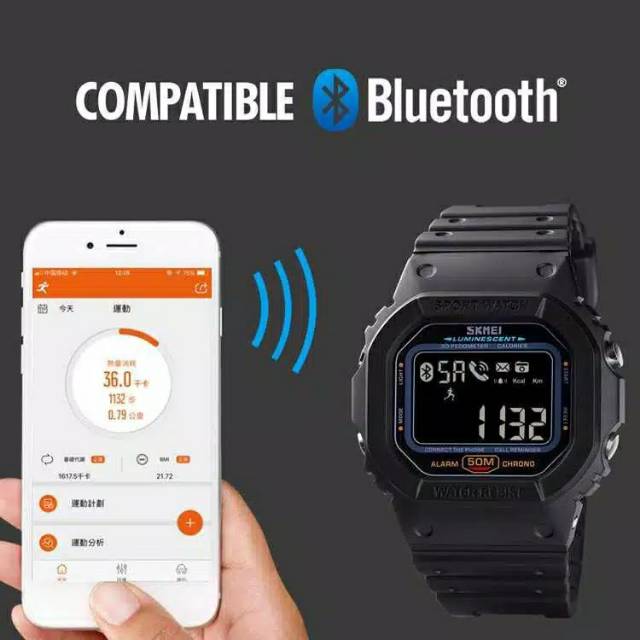 Jam Skmei 1629 bluetooth bergaransi