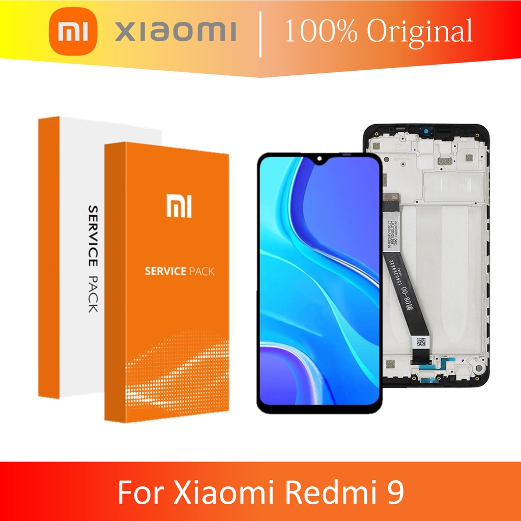 [ CHECK.ID ] LCD + FRAME XIAOMI REDMI 9 ORIGINAL