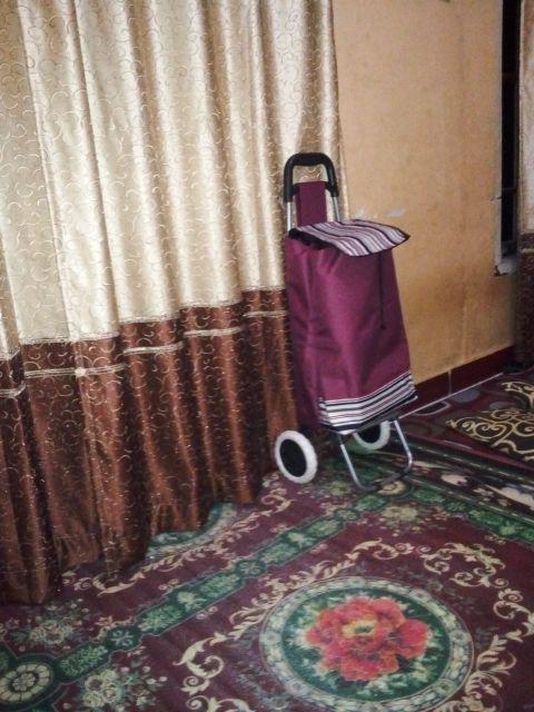 Shopping Trolley Bag Tas Belanja Dengan Roda Ber Motif.troli Belanja Warna. Troli Barang Kuat