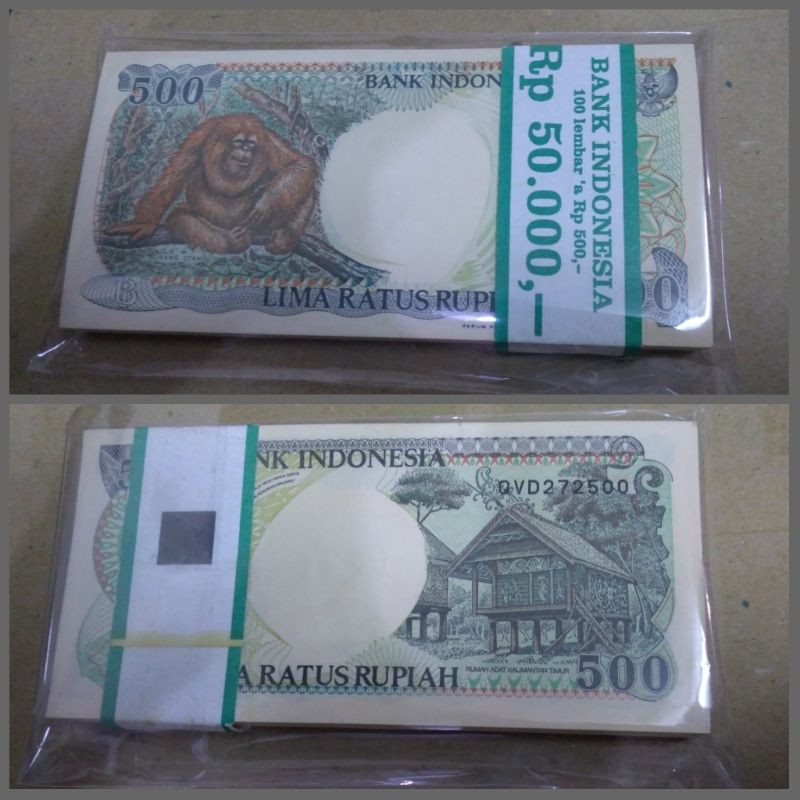 Uang Rp 500 Orang Utan