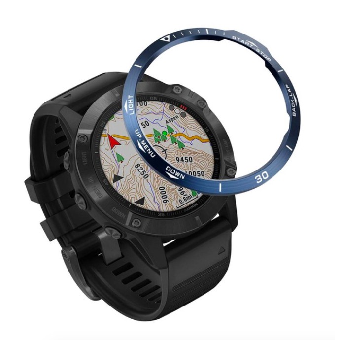 Ring Bezel Protector Khusus Untuk Garmin Fenix 6 / 6 Pro - Stainless Steel