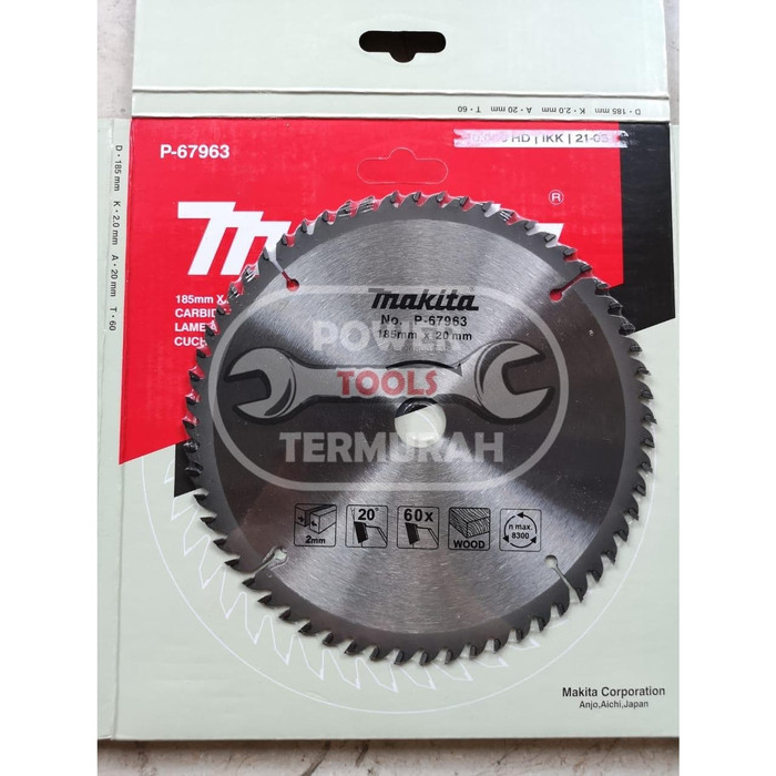 MATA GERGAJI KAYU MAKITA 7"X60T MAKTEC TCT SAW BLADE CIRCULAR SAW