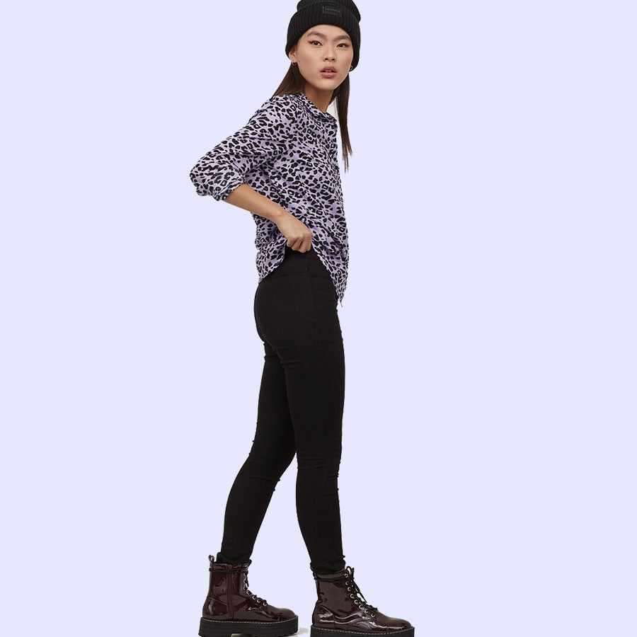 H M 106 Pull On Jegging Pants Black Celana Panjang H M 106 Pull On Jegging Pants Black Celana Panjang