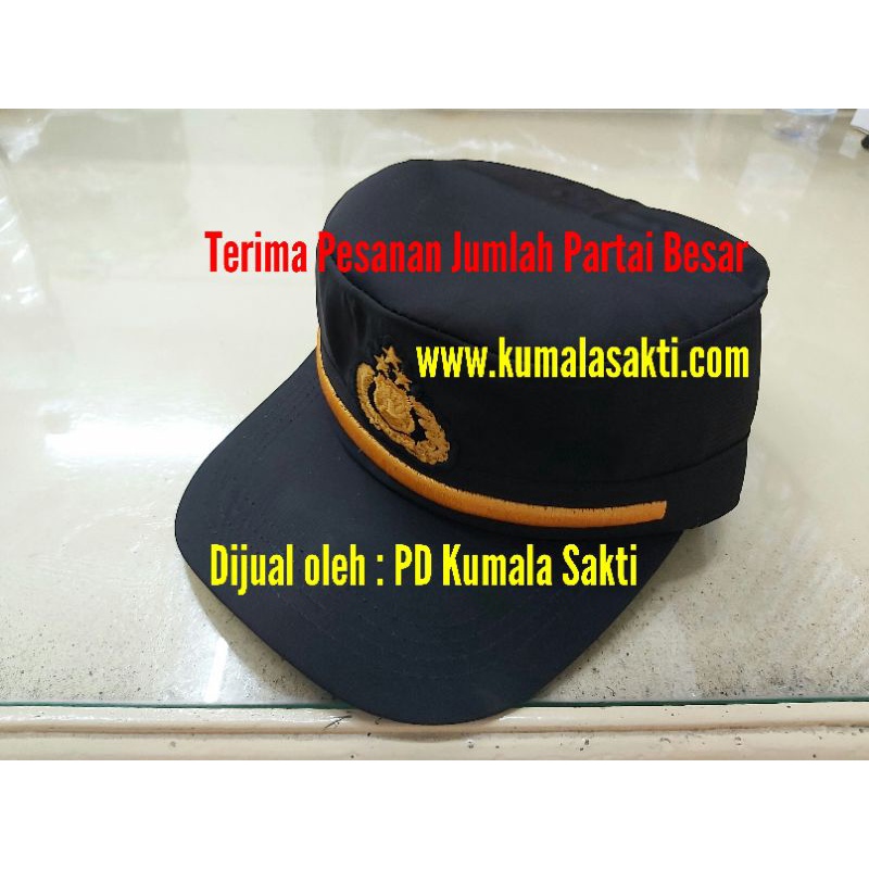 Topi Polisi Pilket Komando Bintara