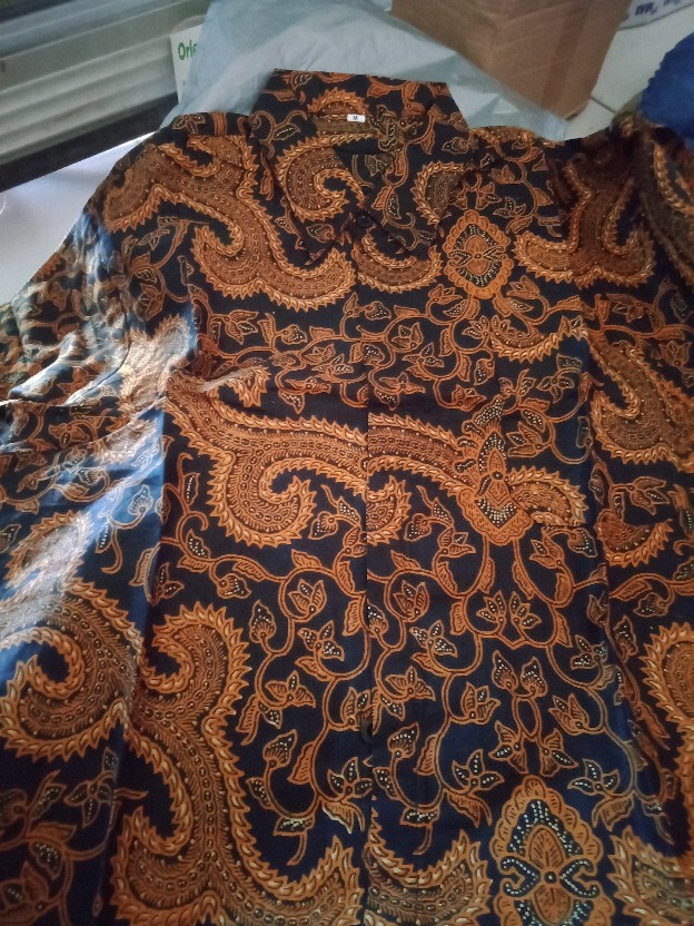 Bswart Batik Hrb026 Kenongo Hem Pendek Padi Pekalongan M L Xl Batik Pria Murah Modern Grosir Batik
