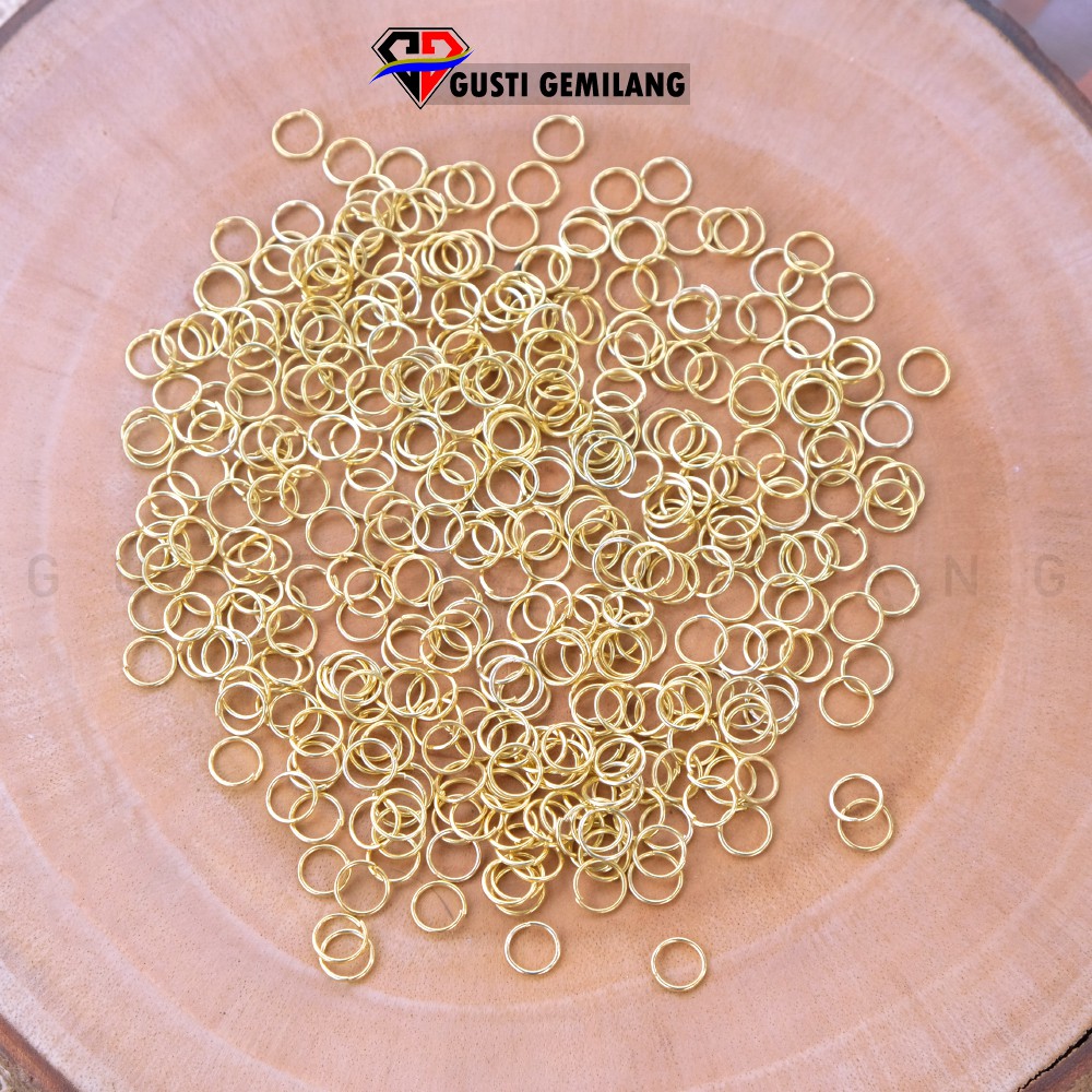 10gr Ring O / Ring Bulat / Ring Penyambung Aksesoris Kerajinan Tangan