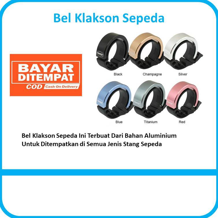 Taffsport Bel Bell Klakson Kring Aksesoris Asesoris Komponen Sepeda Speda Sepedah Bike Bicycle Mtb G