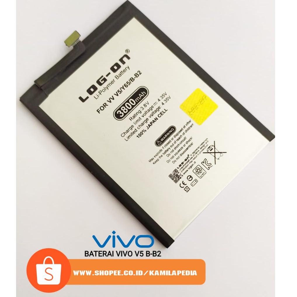 Jual Baterai Vivo Y65 V5 B-B2 Double Power / Baterai Vivo V5 Y65 B-B2 Double Power
