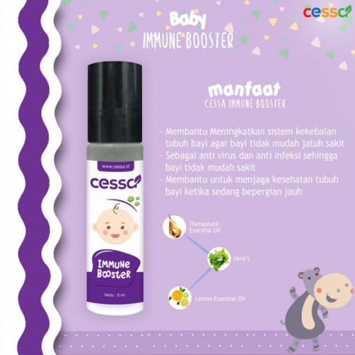 Cessa Essential Oil 𝐁𝐚𝐲𝐢 𝐝𝐚𝐧 𝐀𝐧𝐚𝐤 - Minyak Demam/Batuk Pilek/Anti Nyamuk/Imun Tubuh/Rileks