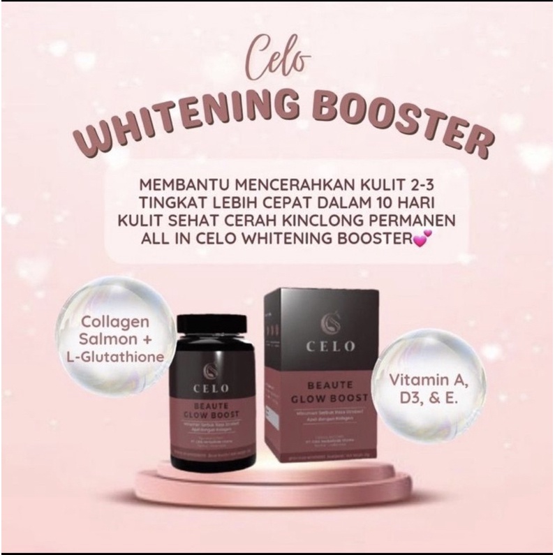 Beaute Glow boost celo booster whitening
